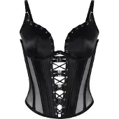 Hunkemoller Korsett 'Pina' svart