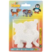 Hama Midi Pärlplattor - 3-pack - Hund, Elefant &amp; Pingvin - - One Size - Pärlplattor