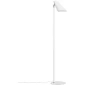Dyberg Larsen Golvlampa Cale, Vitt / opal, Vardagsrum / matsal, Metall, Skandinavisk, Golvlampa