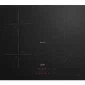 Beko HII64400SMT, Svart, Inbyggnad, 60 cm, Zon induktionshäll, Glas, 4 zon(er)