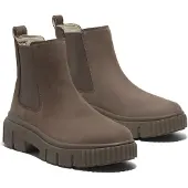 Timberland - Stövlar och kängor dam - Greyfield Mid Chelsea Boot W Medium Brown Nubuck för Unisex - Storlek 6,5 US