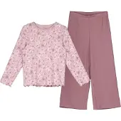 Name it Pyjamas - Noos - NkfNightset - Mauve Skuggor - - 7-8 år (122-128) - Pyjamas 2-delad