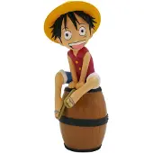 Teknofun Monkey D. Luffy Figurlampa På Tunna 27 Cm
