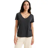 Roxy Is Flowing V T-shirt Med Korta ärmar