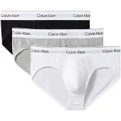 Calvin Klein 3 Pack Hip Briefs Icon Cotton Stretch