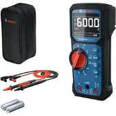 Bosch Professional 0601077300 Handmultimeter digital Vattenskydd (IP65) CAT III 600 V