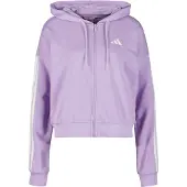 Adidas Essentials 3 Stripes French Terry Sweatshirt Med Dragkedja