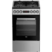 Beko Fsm52332dxdt Butangas Spis Med Ugn 4 Brännare