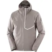 Salomon - Trail running kläder - Bonatti Trail Jkt M Iron för Unisex - Storlek XL - Brun