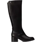 Wonders för kvinnor. G-6250_5121_5792 Läderstövlar Santafé 50 svart (36), Hud, 3 till 5 cm, Zip, Casual