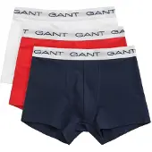 Gant Boxershorts mörkblå / knallröd / vit