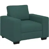vidaXL Soffstol mörkgrön 100x77x82 cm tyg