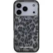 Karl Lagerfeld iPhone 17 Pro IML Leopard Skal - MagSafe-kompatibelt - Grå