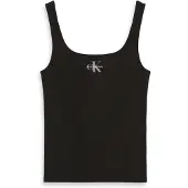 Calvin Klein Jeans Slim Ribbed Cotton Tank Top
