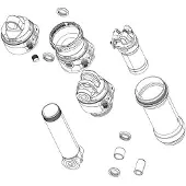 RockShox Trek Isostrut A1+ 2024+ Fjärrkontrollset