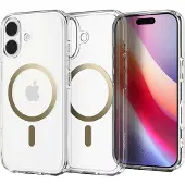 Spigen Ultra Hybrid MagSafe-fodral för iPhone 17 - Transparent guld