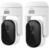 Arlo Essential - Nätverksövervakningskamera - inomhusbruk - färg (Dag&Natt) - ljud - trådlös - Wi-Fi (paket om 3)