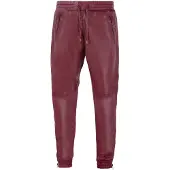 Infinity Leather Joggingbyxor i läder för herrar-Boston