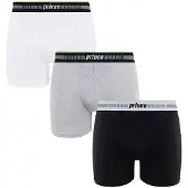 Prince Performance Range 3-pack Svart Grå Vit Herr Boxers MUXPR063