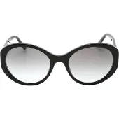 Marc Jacobs Oval Dam Svart Mörkgrå Gradient 520/S