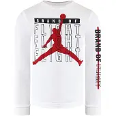 Nike Air Jordan Långärmad Crew Neck Vit Kids Top DB7036 100