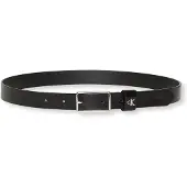 Calvin Klein Leather Monogram Hardware Belt