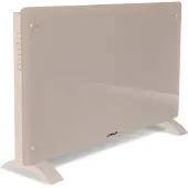 Vonroc Lyxig elvärmare – Konvektor med glaspanel – 2000W – Beige | WIFI