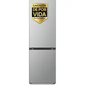 LG GBV21L0EPY - Kylskåp/frys - bottenfrysskåp - bredd: 59.5 cm - djup: 68.2 cm - höjd: 186 cm - 344 liter - Klass E - prime silver