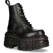 New rock Unisex Military Techno Platform-stövlar - M-MILI084N-S5