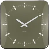 Karlsson väggklocka Sucinto Dome square luxury green KA6085GR