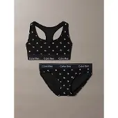 Calvin Klein Unlined Bralette Set Icon Cotton Modal
