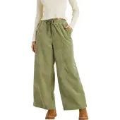 Roxy - Byxor dam - Lekeitio Pant Knit Oil Green för UnisexBomull - Storlek XS - Grön