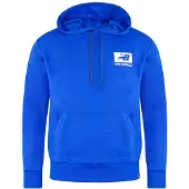 New Balance Långärmad Laser Blue Pullover Men Essentials ID Hoodie MT13516 LSB