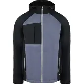 Dickies Softshell grå/svart slitstark jacka för herrar