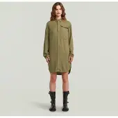 G-Star Cargo Tunic Dress - Green - Women