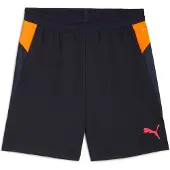 Puma Träningsshorts IndividualCUP - Navy/Röd/Orange, storlek Medium