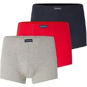 Tom Tailor Boxershorts mörkblå / gråmelerad / ljusröd