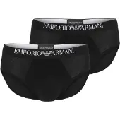 Emporio Armani för män. EM000251_AF14134 Set 2 Max kalsonger svart (XL), Hemkläder, Viskos