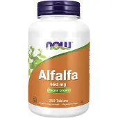 Now - ALFALFA 650 mg. 250 TABS