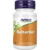 Now , Butterbur Med Försen, 60 Vegansk Capsul