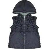 Nike Zip Up Hooded Gilet Dam Navy Ärmlös Sportväst 261131 502