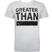 Under Armour Dam Greather Than T-Shirt Grafisk topp Vit 1356306 100