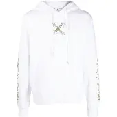 OFF-WHITE Splash Arrow Skate Fit Vit huvtröja