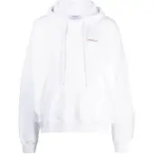OFF-WHITE Scratch Tab White Skate Fit Hoodie
