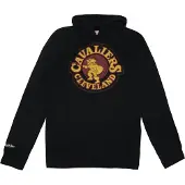 Mitchell & ness Cleveland Cavaliers Zig Zag Hoodie för herrar
