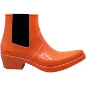 Calvin Klein Carol Gummi Dam Orange Wellington Stövlar