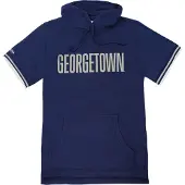 Mitchell & ness Georgetown NBA French Terry Hoodie för herrar