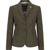 TruClothing Olivskräddarsydd tweed-blazer för kvinnor i fiskbensrut