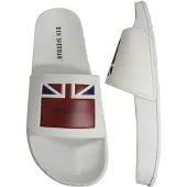 Ben Sherman Jet Mens White Sliders