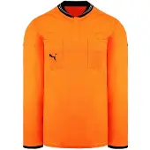 Puma DryCell Långärmad Krage Orange Domartröja Fotboll 701568 54